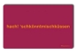 Preview: Brettchen "hach'schkönntmischküssen"