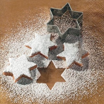 Servietten 25 x 25 cm, festlich und weihnachtlich, Design: SUGAR STARS