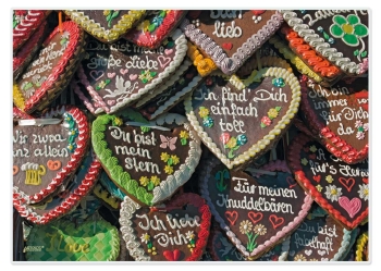 Tischsets "Herzen", mit kleinen Fehlern