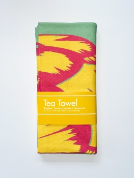 Tea Towel Geschirrtuch Tulip Pop Green