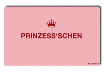 Brettchen "prinzess'schen"