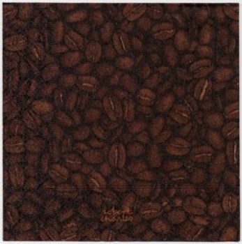 Servietten 33 x 33 cm, bedruckt, Design: COFFEE