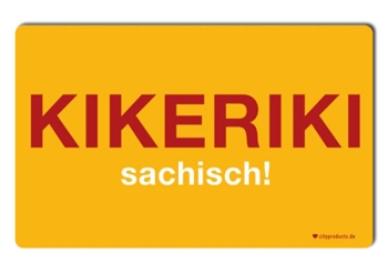 Brettchen "Kikeriki sachisch"