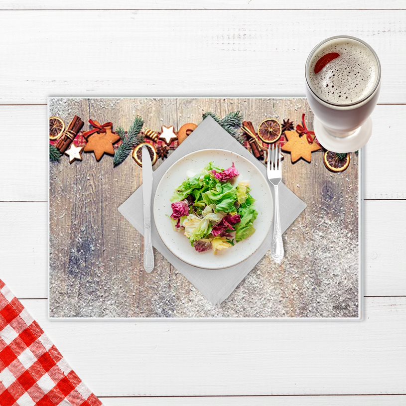 Abwaschbares Platzset Christmas Time für Winter und Weihnachten | ARTIPICS