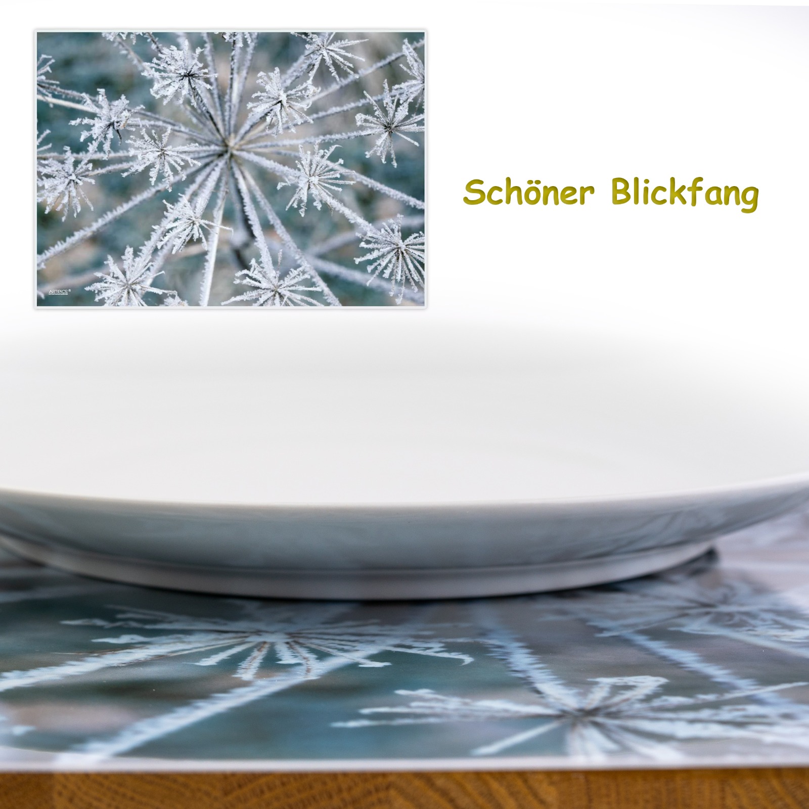 Tischset abwaschbar Winterzauber für frostige Wintertage | ARTIPICS