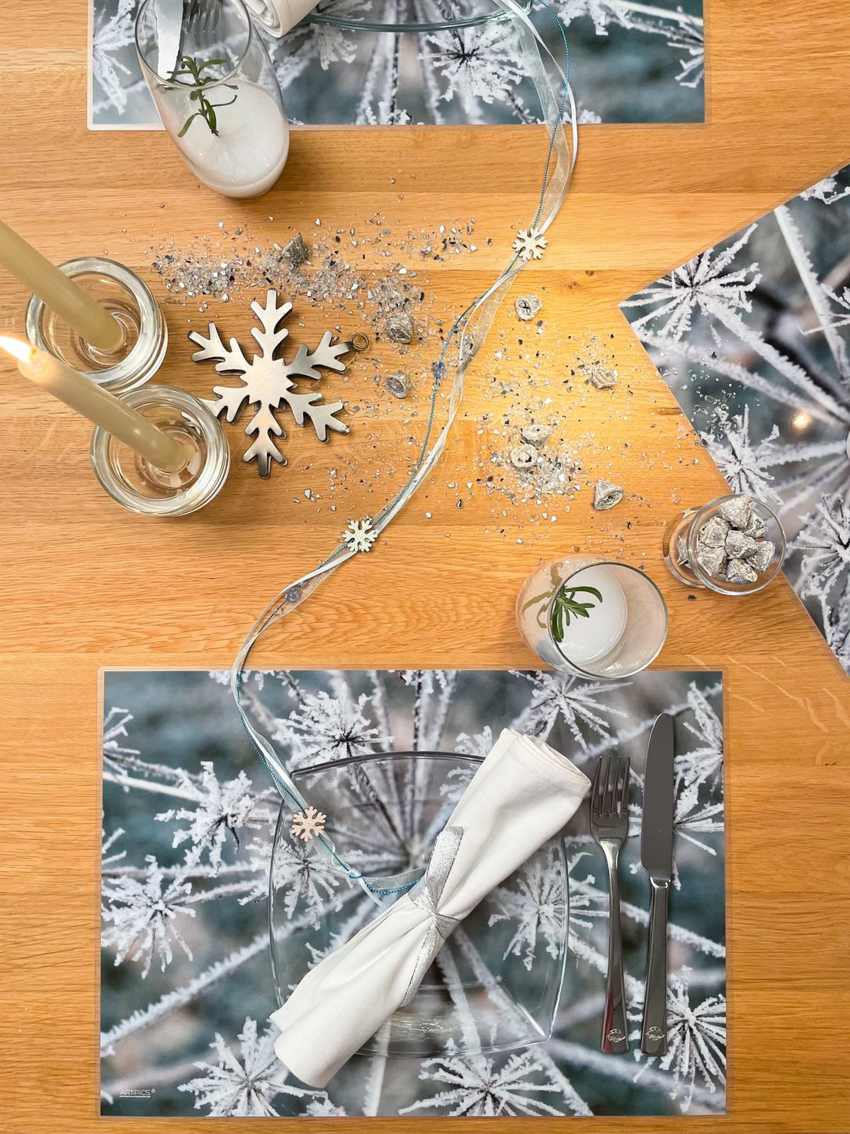 Tischset abwaschbar Winterzauber für frostige Wintertage | ARTIPICS