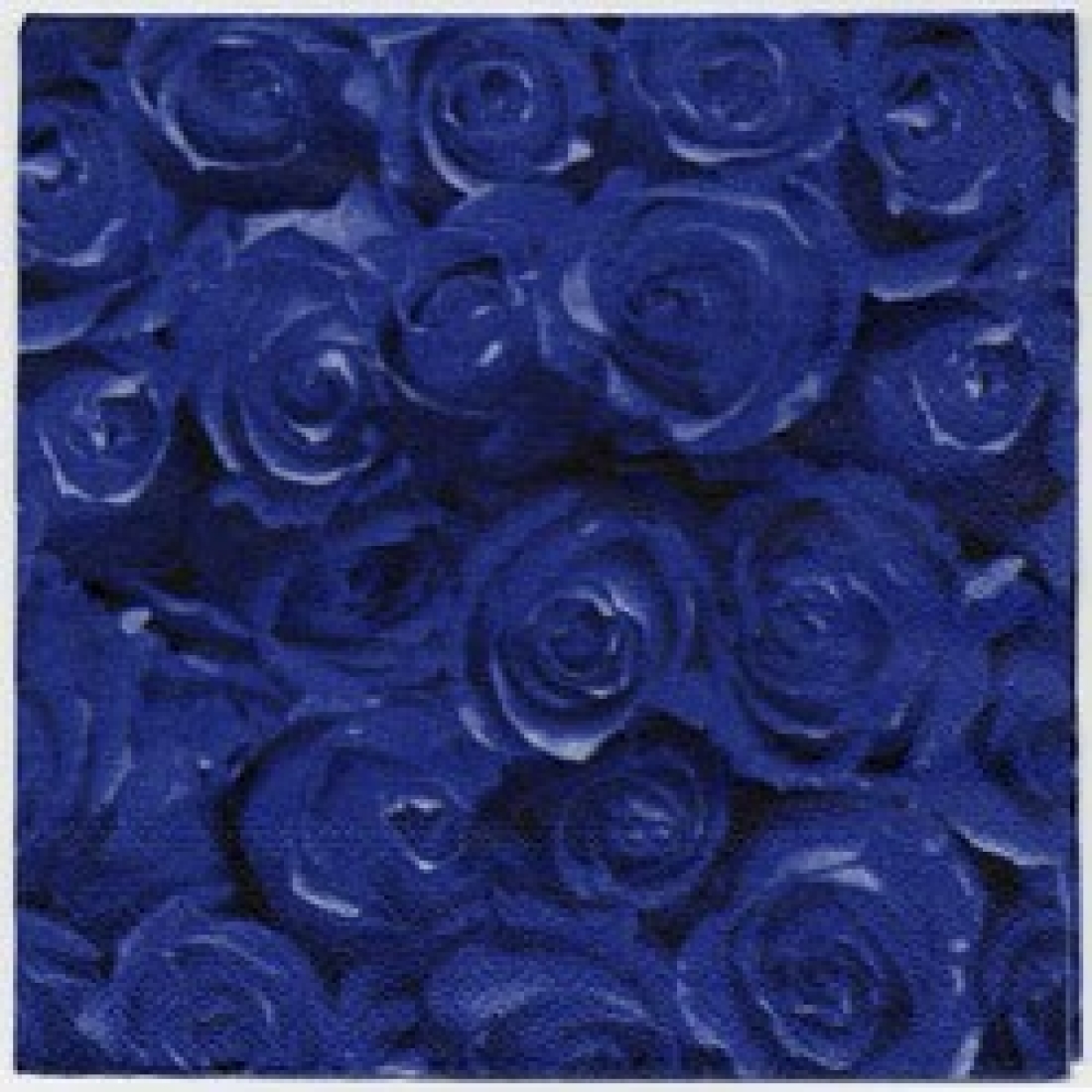 Servietten 33 x 33 cm, mit Rosenmotiv, Design: Blue Roses