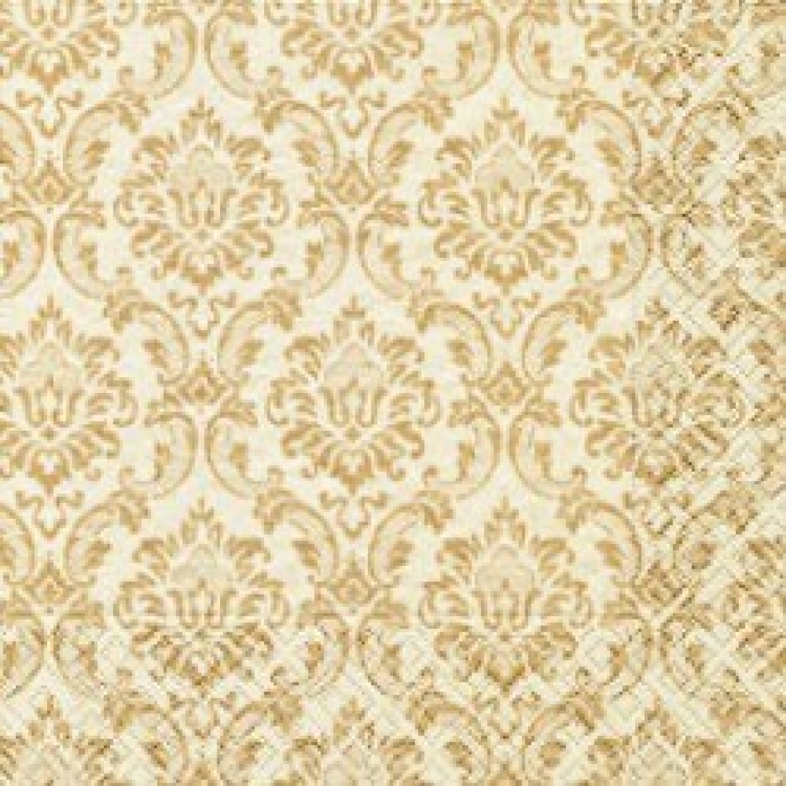 Servietten 33 x 33 cm, bedruckt, Design: ORNAMENT GOLD