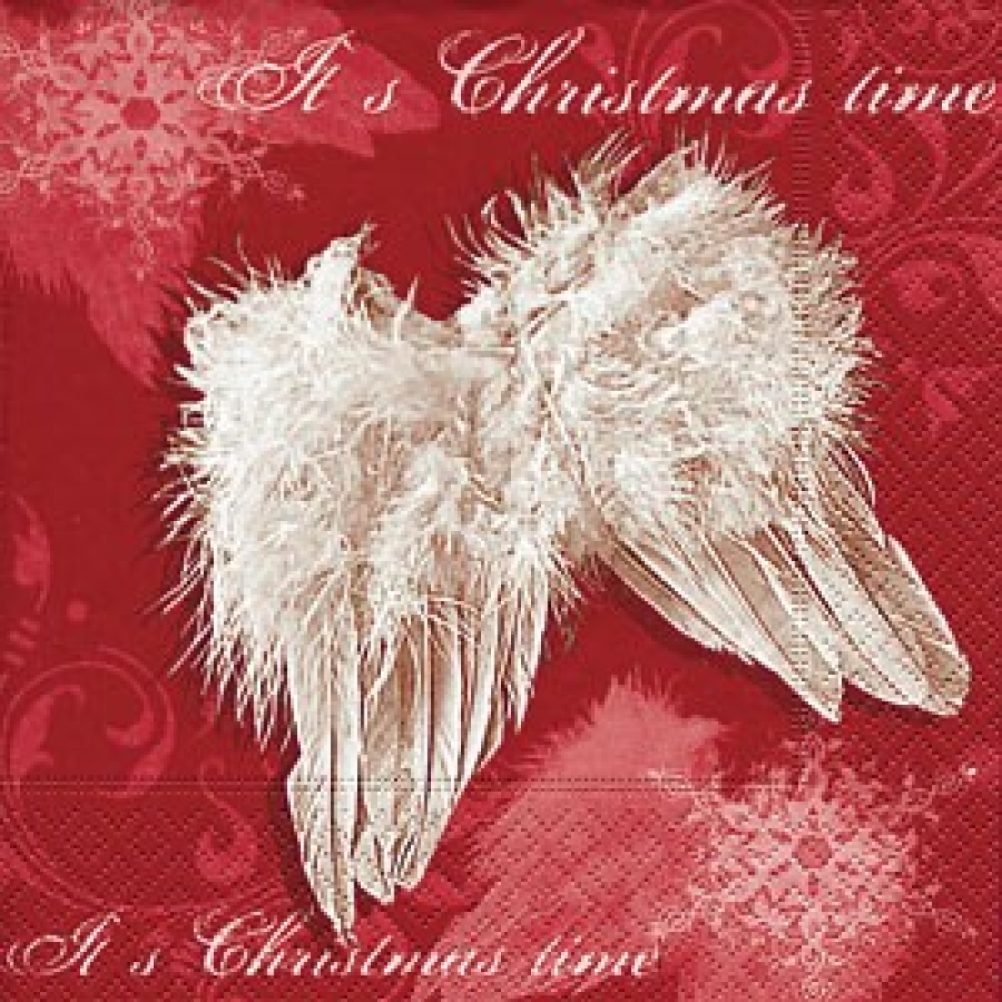 Servietten 33 x 33 cm, festlich und weihnachtlich, Design: WINGS FROM HEAVEN