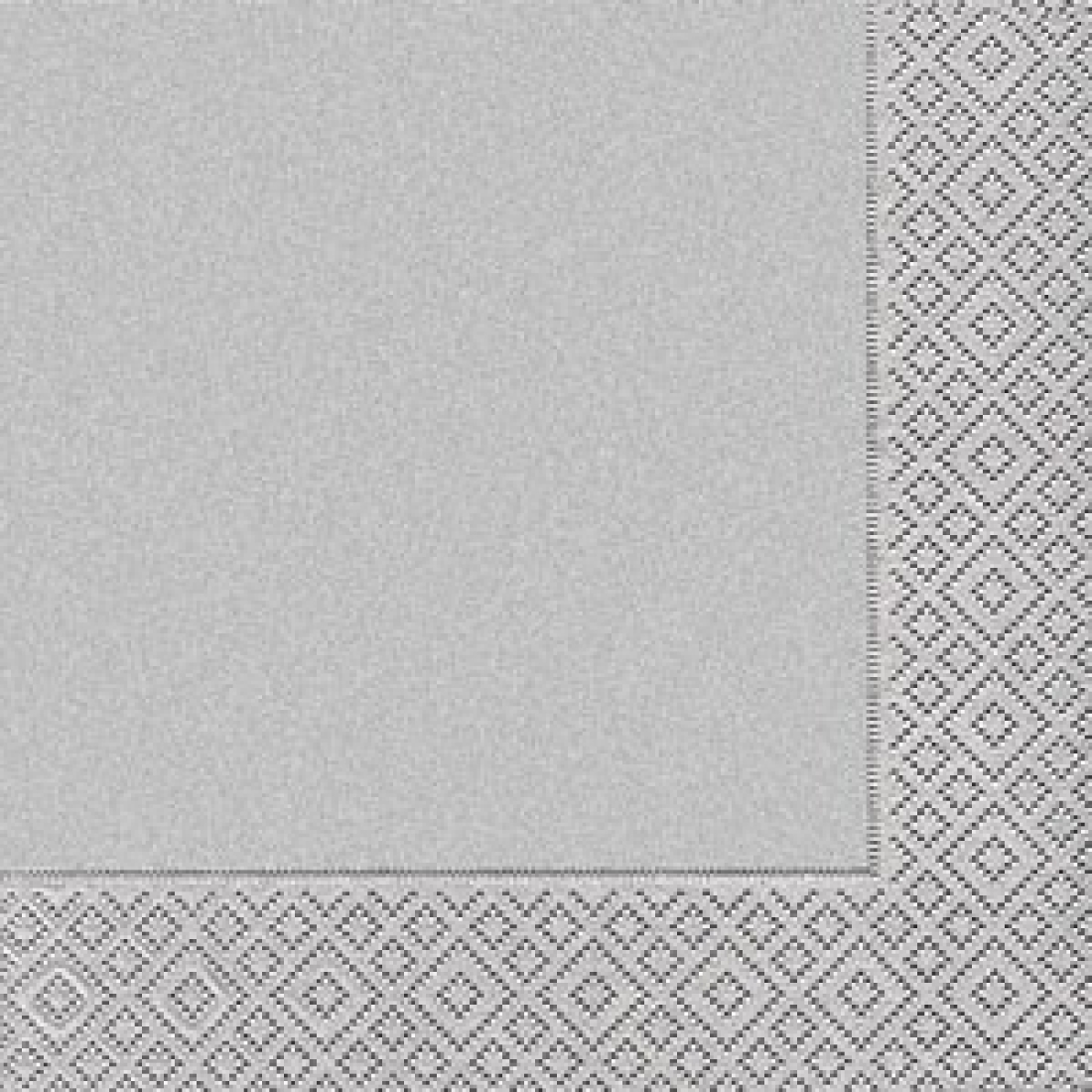 Servietten 33 x 33 cm, festlich und weihnachtlich, Design: silber