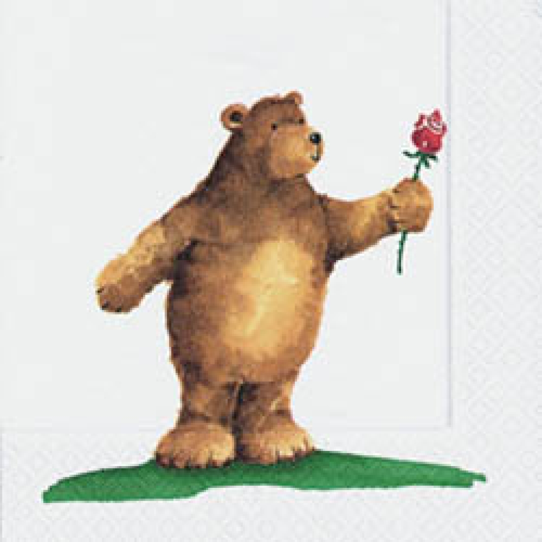 Servietten 33 x 33 cm, bedruckt, Design: CHARMING BEAR