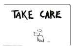 Brettchen "Take Care"